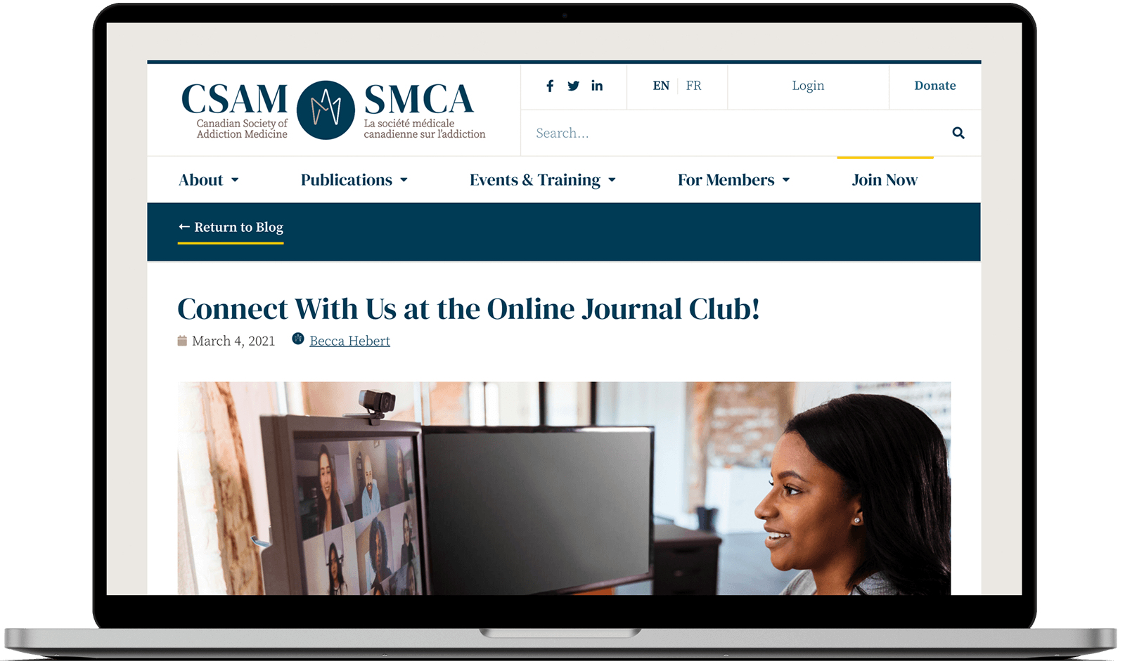 CSAM-SMCA Website Blog