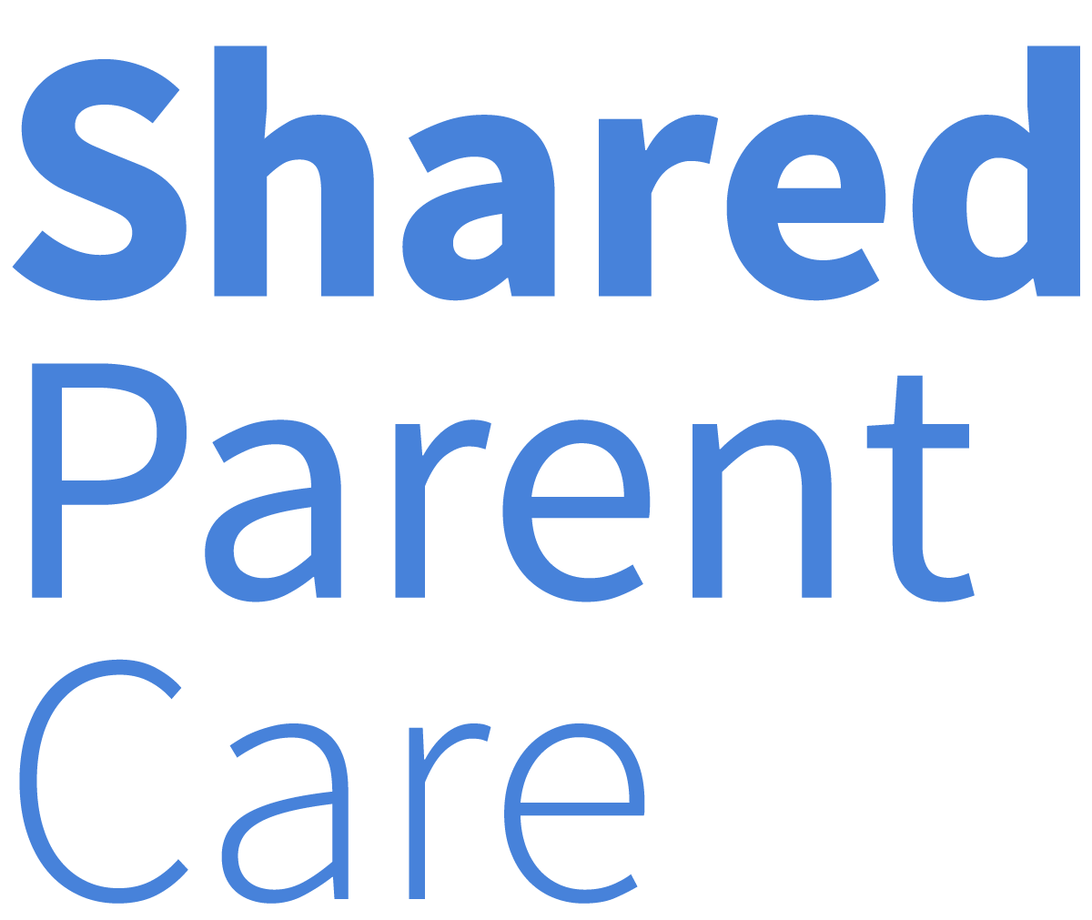 shared parent care app typography